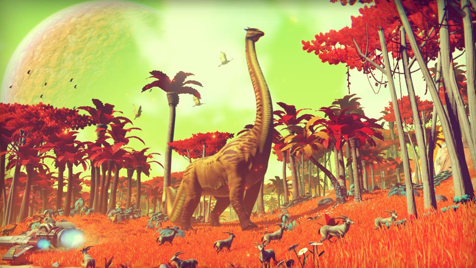 A screenshot of not No Man's Sky