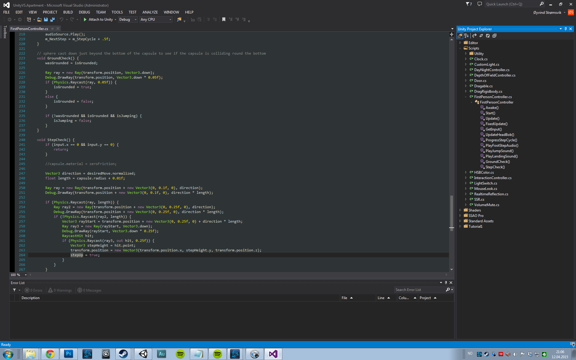 Image showing my Visual Studio skin